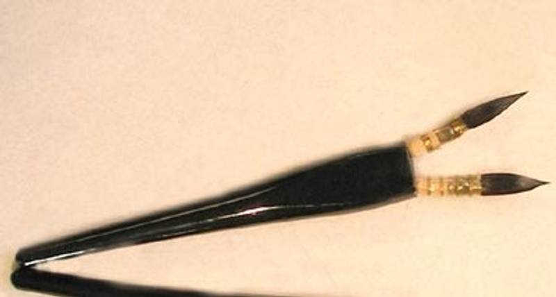 Marmoreringspensel 2 spets Gnesta