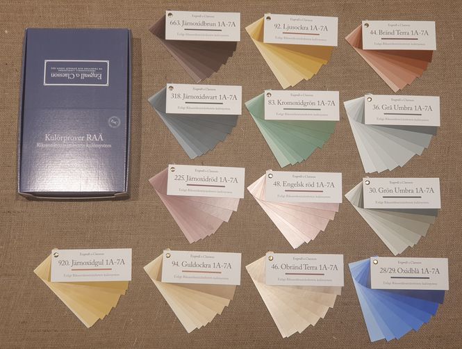 Hovedbilde Fargeprøver/fargevifter Engwall o Claesson 