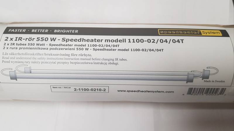 Speedheater ir-02/04 x 2