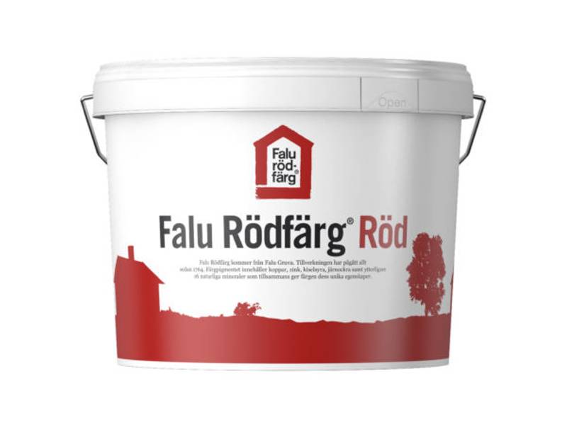 Falurød komposisjonsmaling original rød 10 liter
