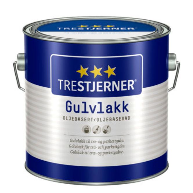 Hovedbilde TRESTJERNER GULVLAKK OLJEB HALVBL 3L  SCANOX