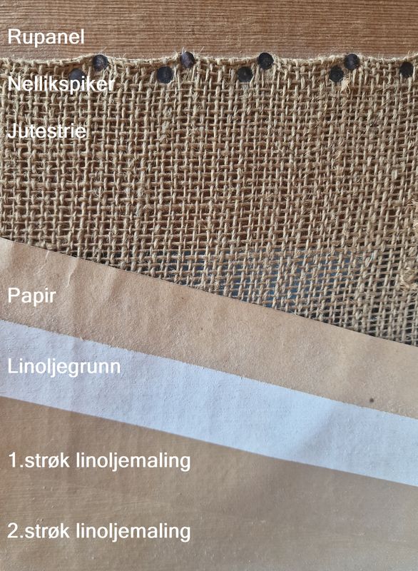 Jutestrie natur 183 cm 295 g/m2