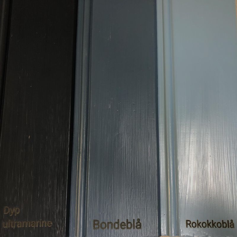 Bondeblå - utvendig linoljemaling