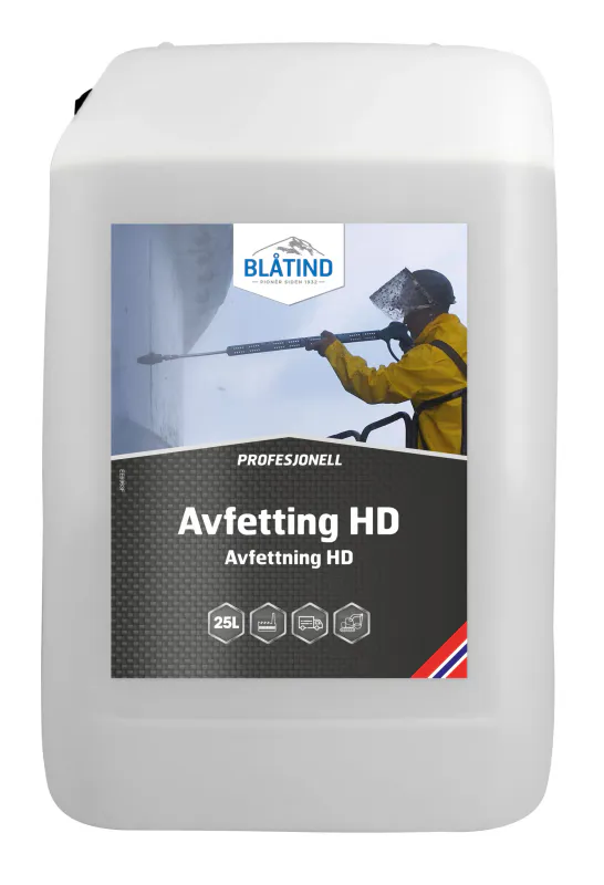 BLÅTIND PROFESJONELL AVFETTING HD 25L